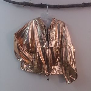 Gold Half-Zip Hoodie